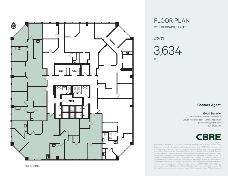 201 - 1200 Burrard St, Vancouver, BC floorplan