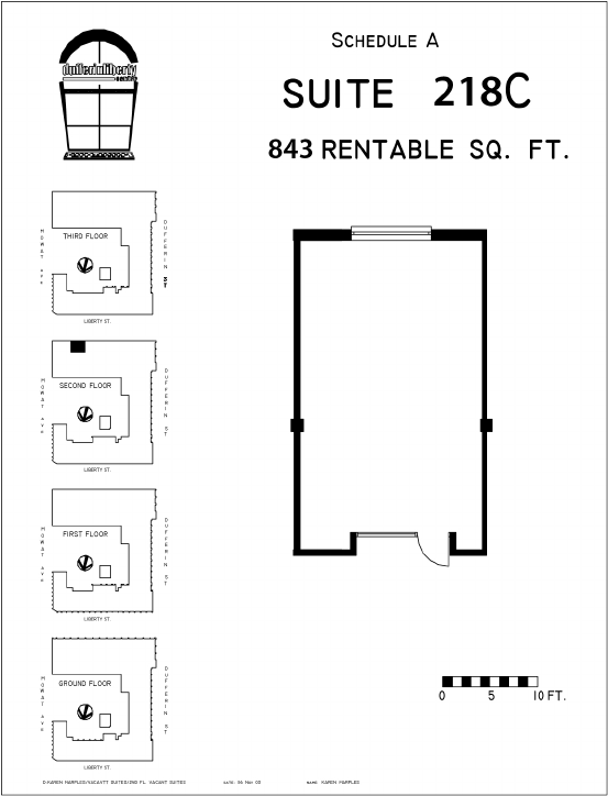 218C - 219D Dufferin Street, Toronto, ON floorplan