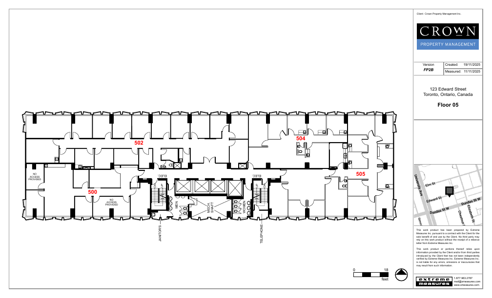 504 - 605-123 Edward Street, Toronto, ON floorplan