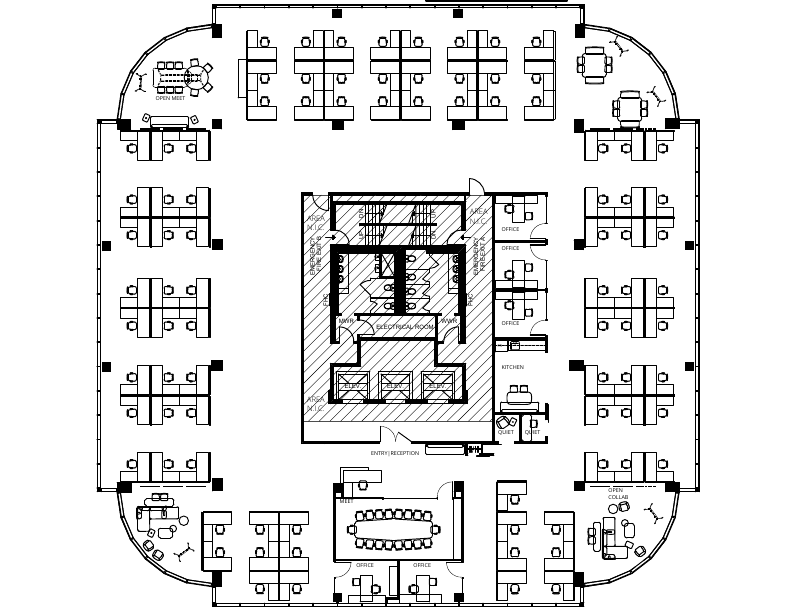 200 - 1410 Blair Towers Place, Ottawa, ON floorplan