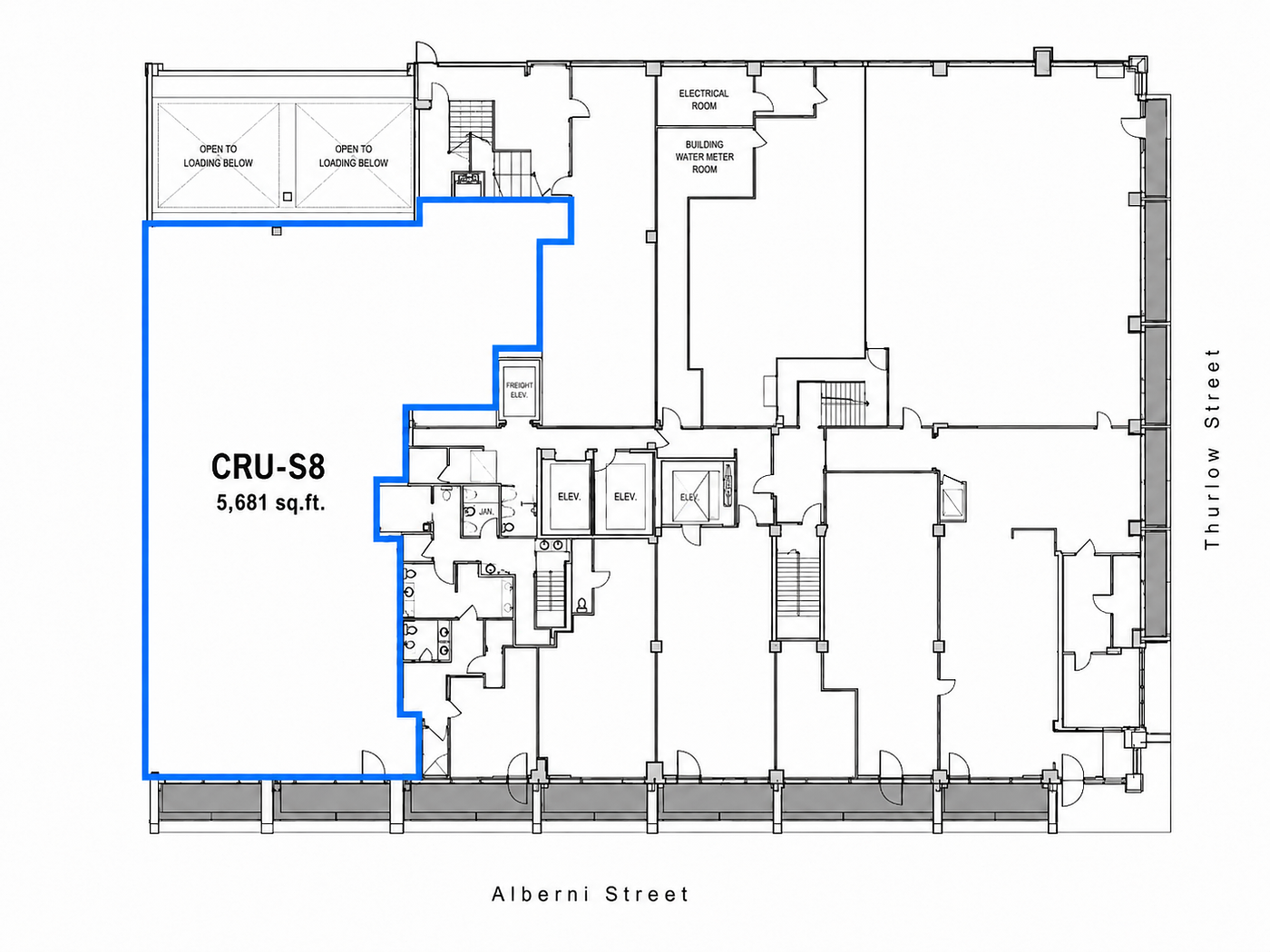 8 - 1076 Alberni Street, Vancouver, BC floorplan