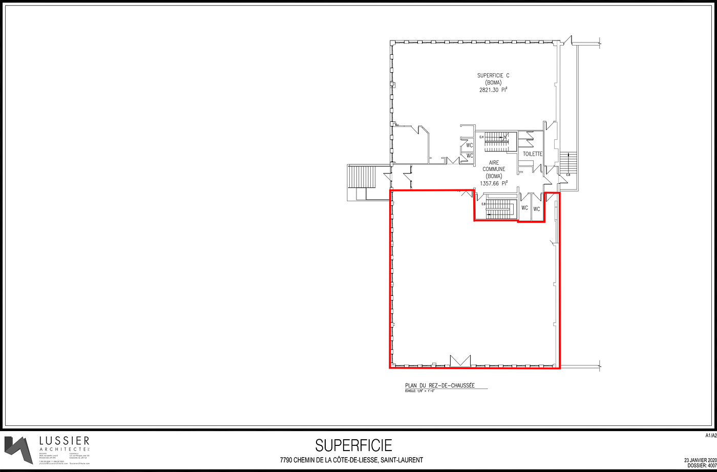7790 Chemin de la Côte-de-Liesse, Montreal, QC floorplan