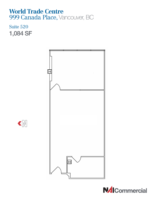 520 - 999 Canada Place, Vancouver, BC floorplan