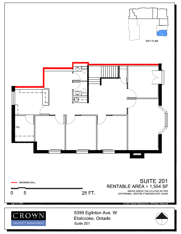 201 - 5399 Eglinton Avenue West, Toronto, ON floorplan