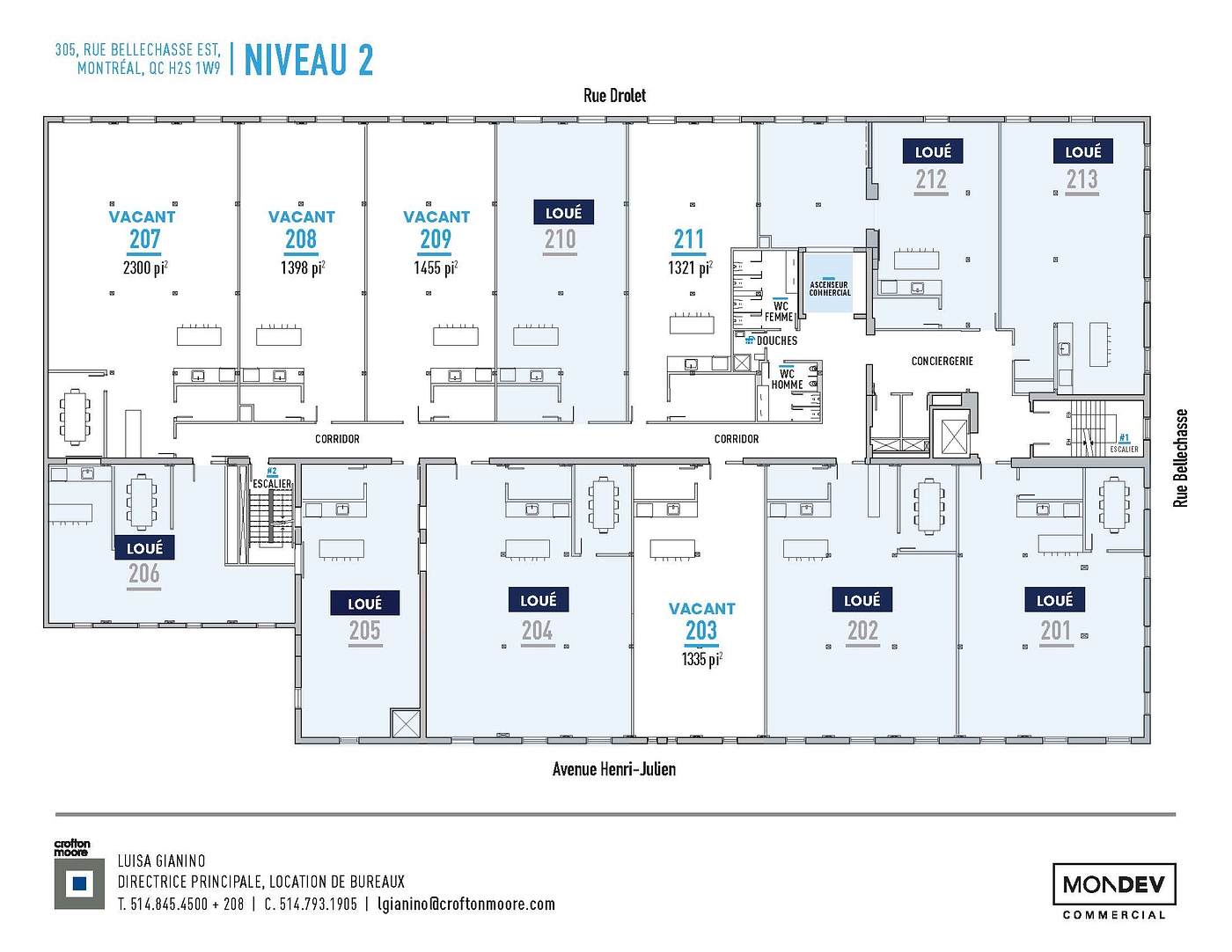 305 Rue de Bellechasse, Montréal, QC floorplan
