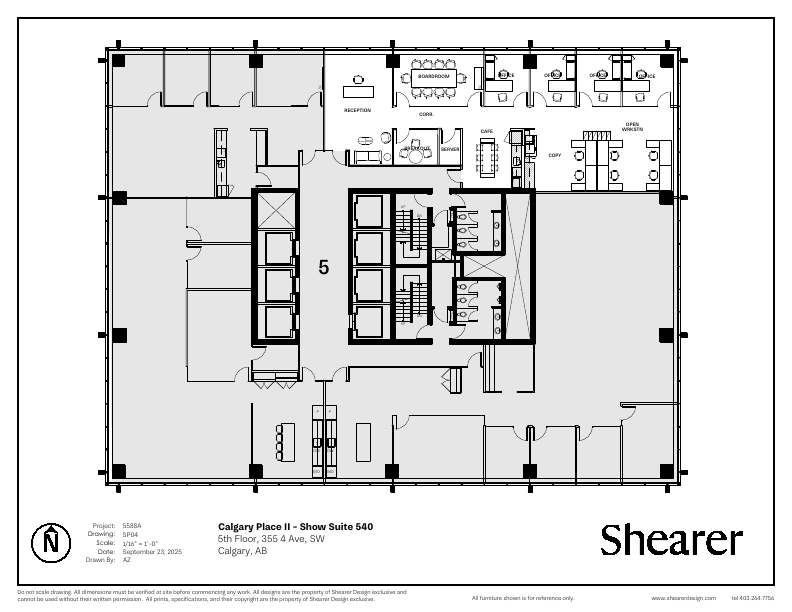 0540 - 400-355 4 Avenue Southwest, Calgary, AB floorplan