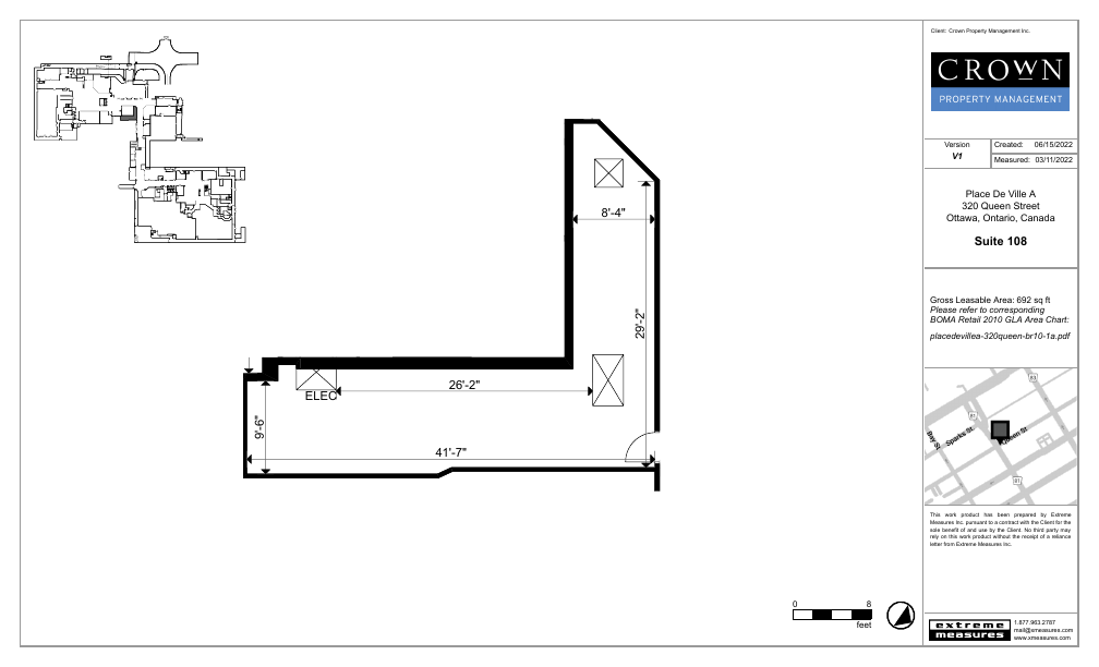 108 - 320 Queen Street, Ottawa, ON floorplan