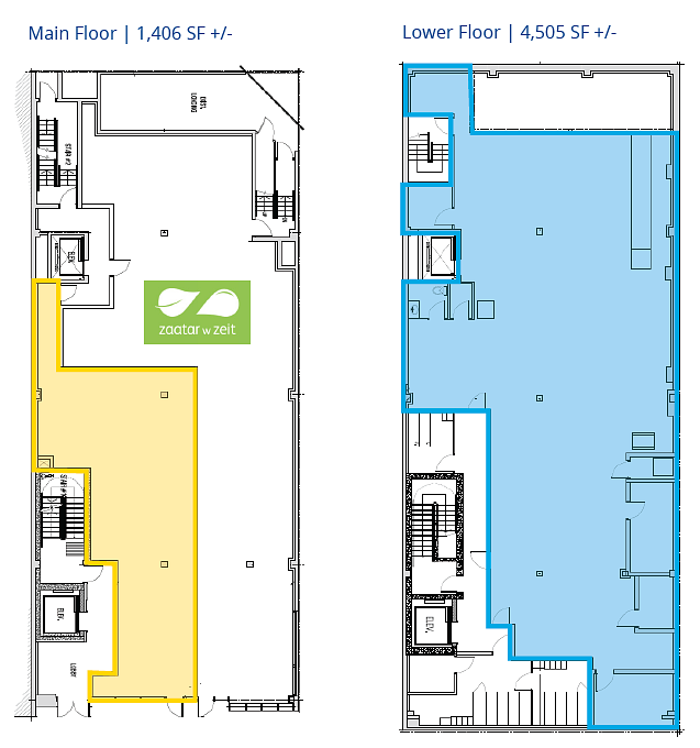 535 Granville St, Vancouver, BC floorplan