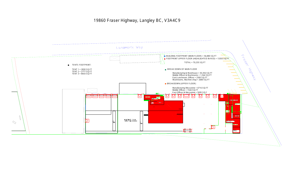 19860 Fraser Highway, Langley, BC floorplan