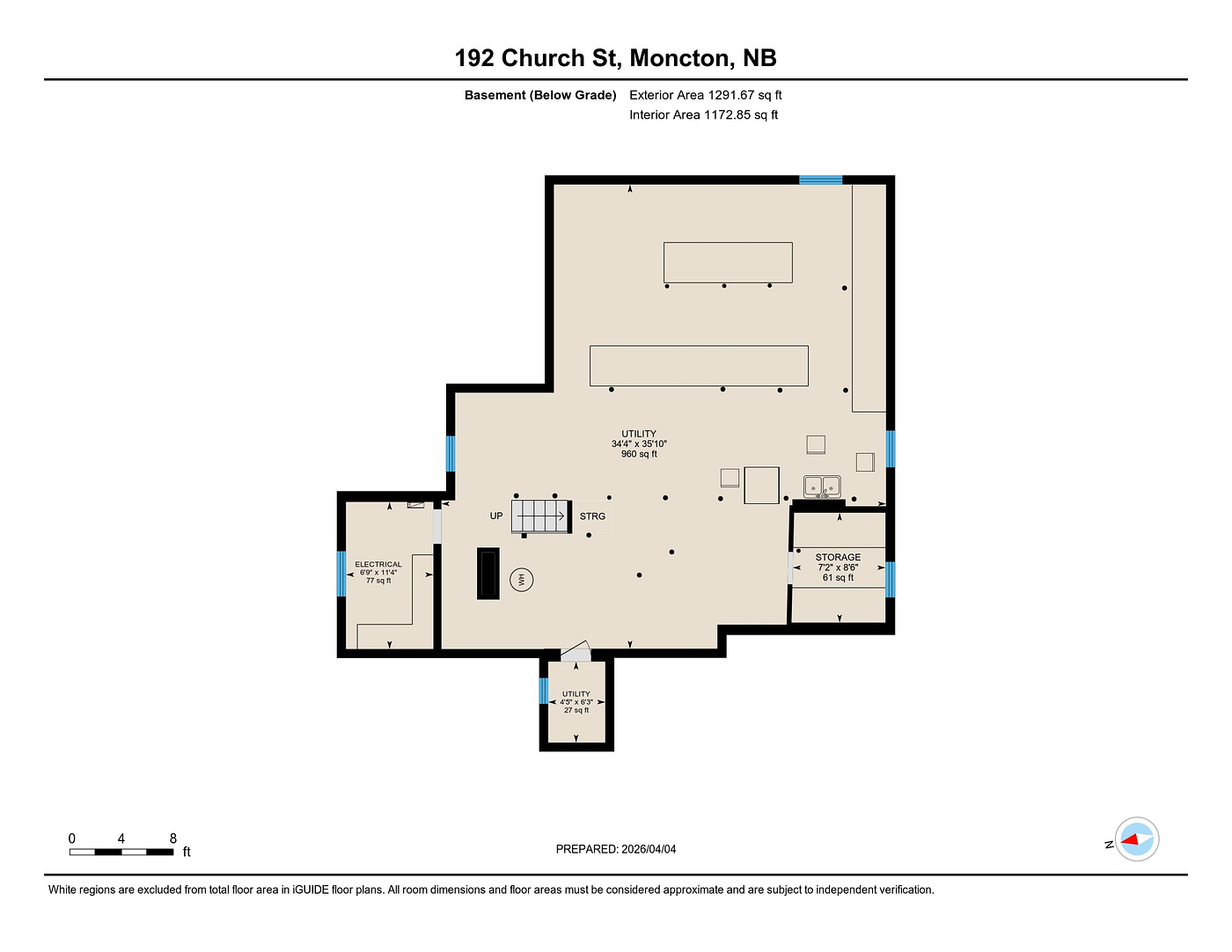 192 Church Street, Moncton, NB floorplan