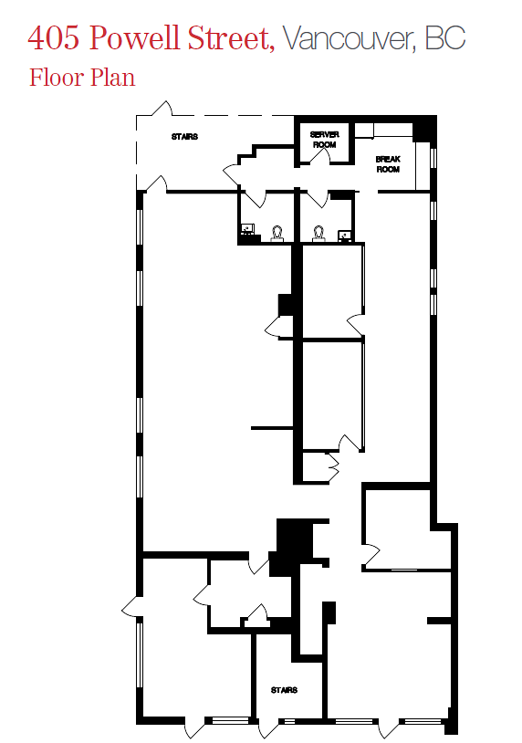 405 Powell Street, Vancouver, BC floorplan