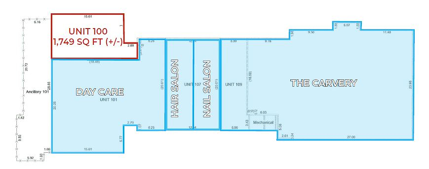 100 - 957 Fir St, Sherwood Park, AB floorplan