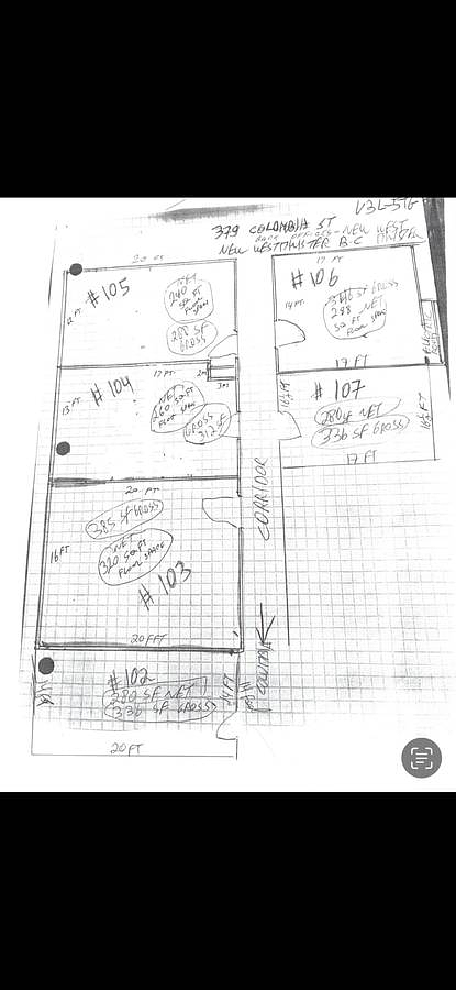 103 - 379 Columbia Street, New Westminster , BC floorplan