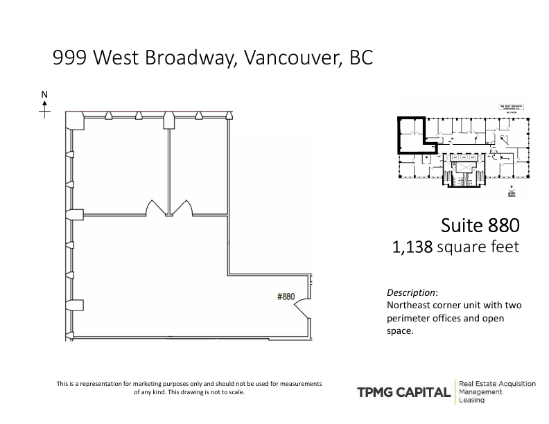 880 - 999 W Broadway, Vancouver, BC floorplan