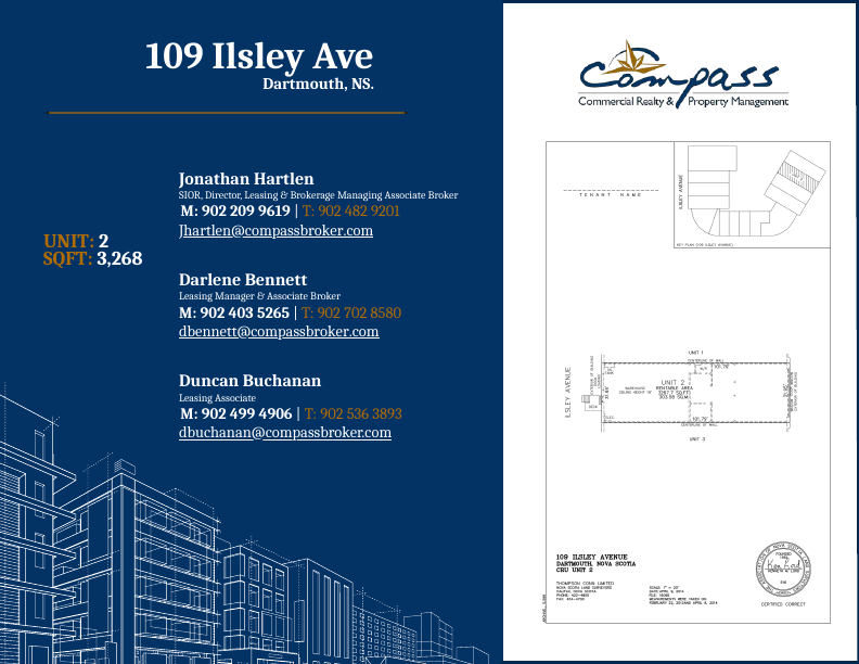 Unit 2 - 109 Ilsley Avenue, Dartmouth, NS floorplan