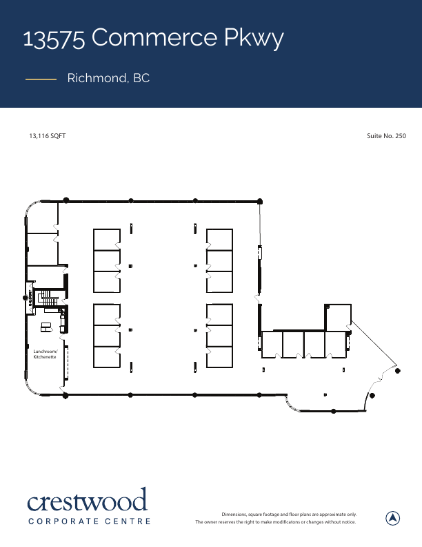 210 - Bldg 6 - 13575 Commerce Pkwy, Richmond, BC floorplan