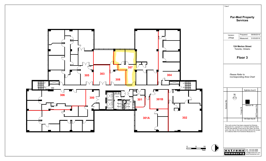 307 - 124 Merton Street, Toronto, ON floorplan