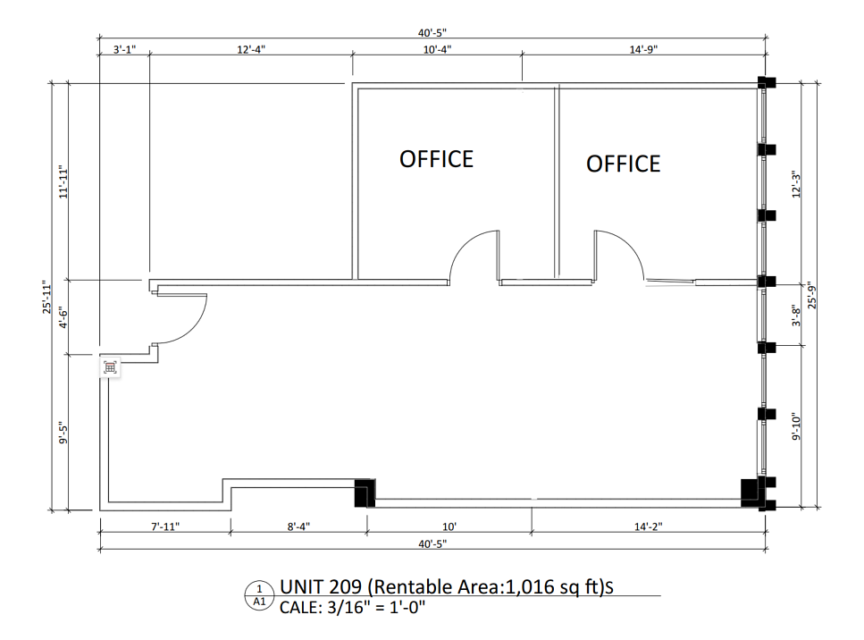 209 - 301 14 Street Northwest, Calgary, AB floorplan
