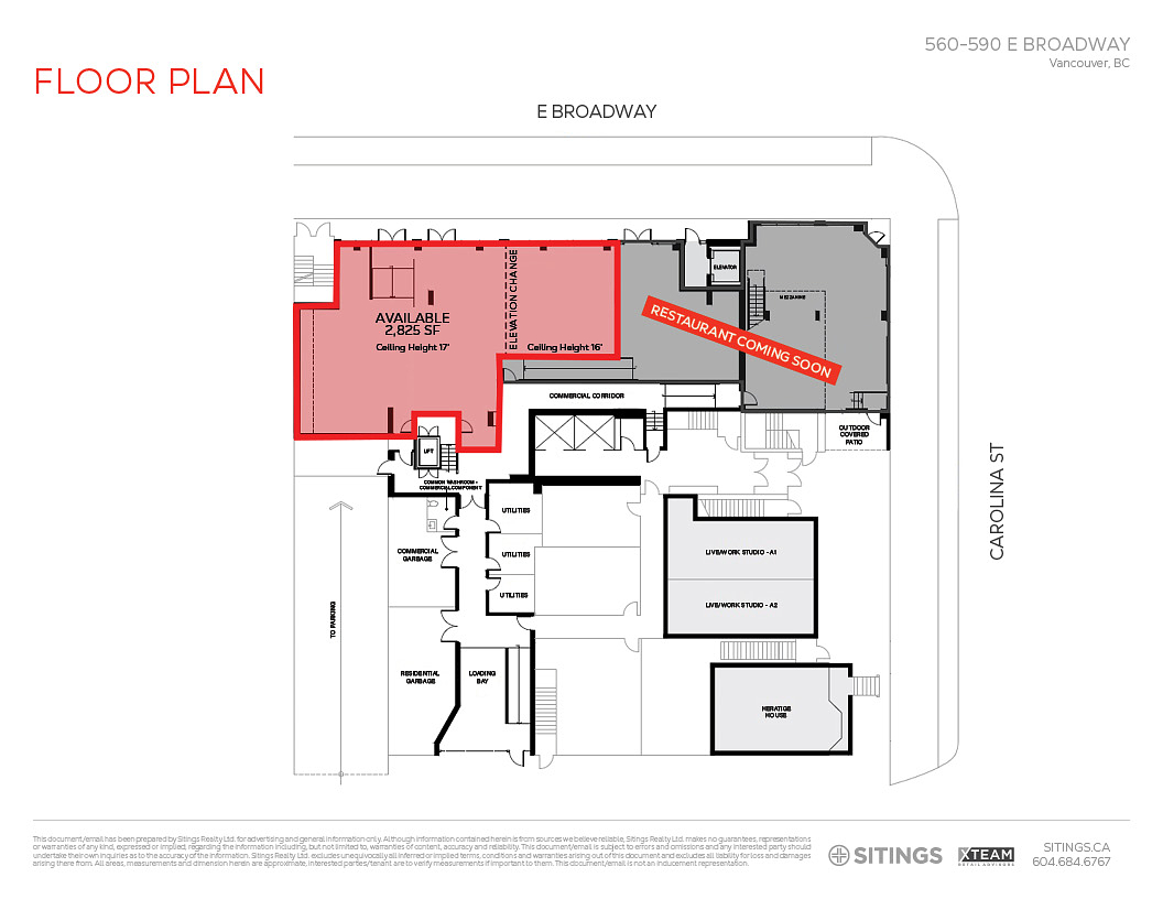 2511 Carolina Street, Vancouver, BC floorplan