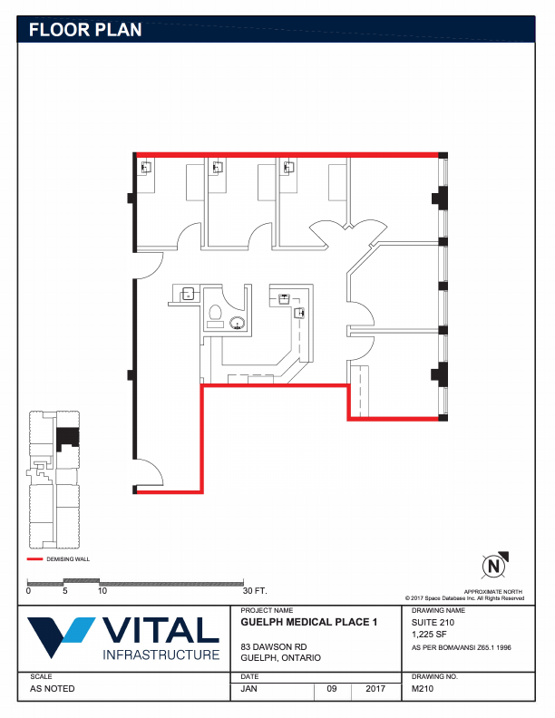 210 - 83 Dawson Road, Guelph, ON floorplan