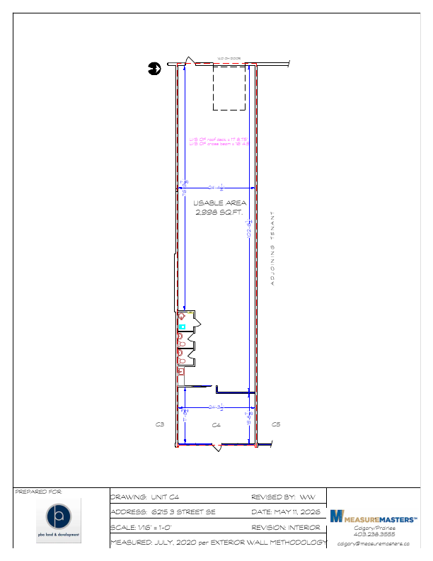 C4 - 6215 3 Street Southeast, Calgary, AB floorplan