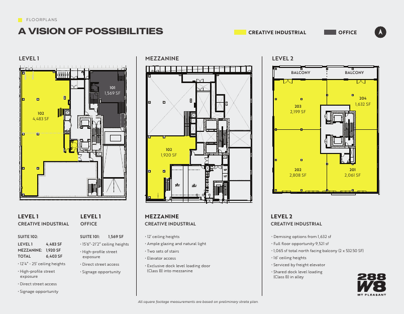 288 W 8th Ave, Vancouver, BC floorplan