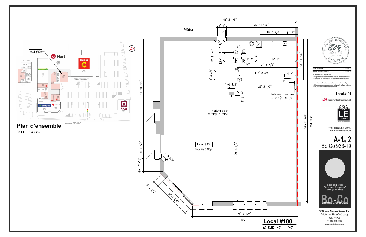 100 - 10516 Boulevard Sainte-Anne, Sainte-Anne-de-Beaupré, QC floorplan
