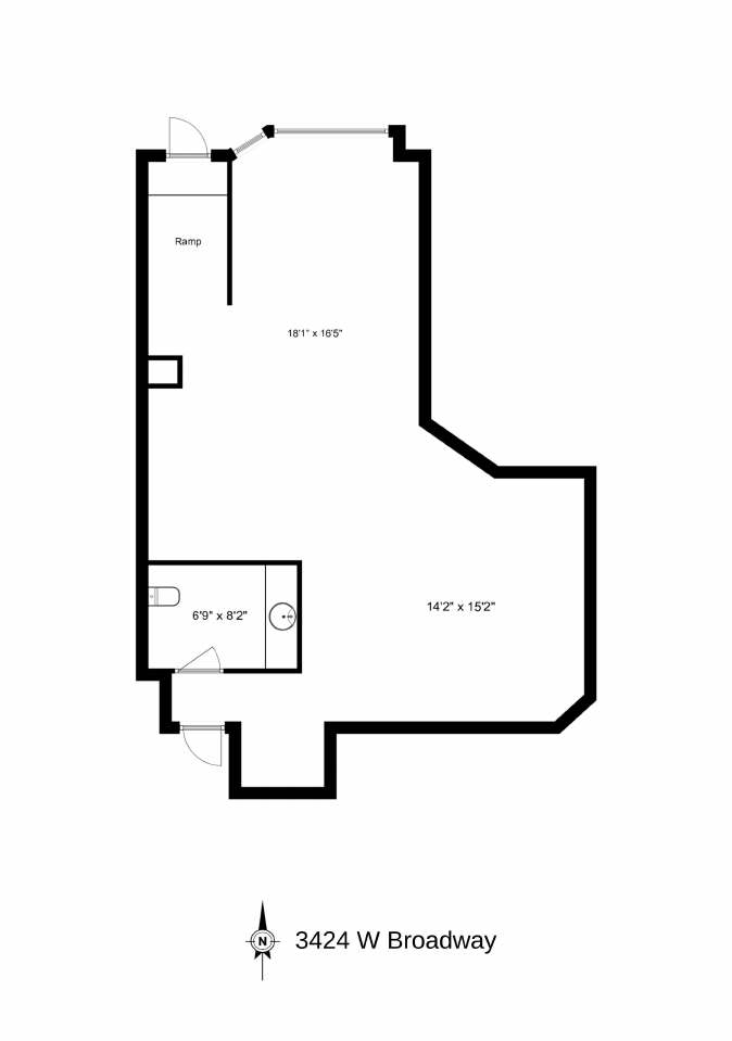 3424 West Broadway, Vancouver, BC floorplan