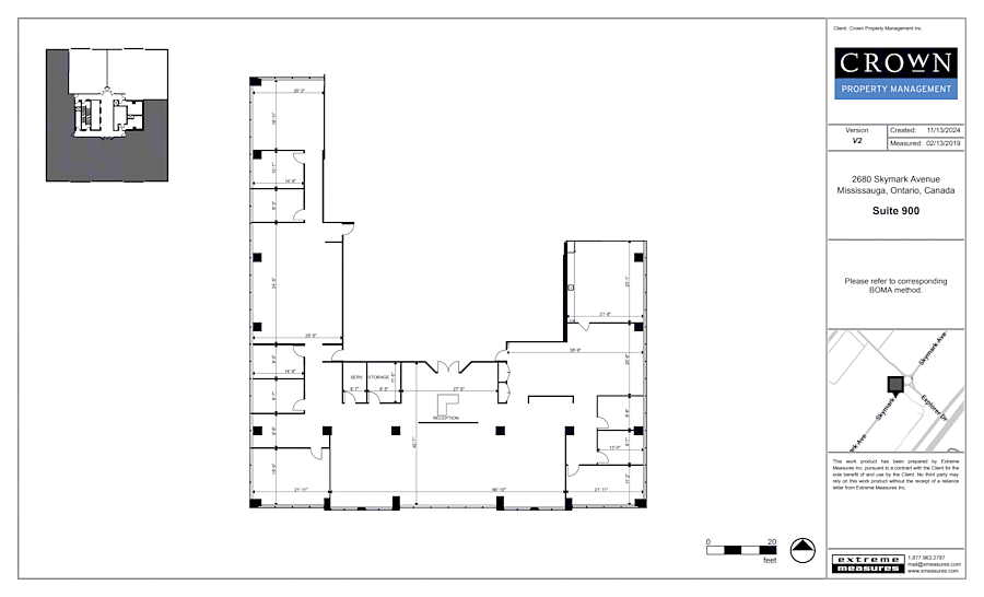 900 - 2680 Skymark Avenue, Mississauga, ON floorplan