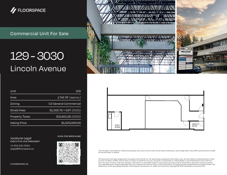 129 - 3030 Lincoln Avenue, Coquitlam, BC floorplan