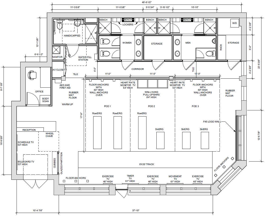 1 - 595 Pandora Ave, Victoria, BC floorplan