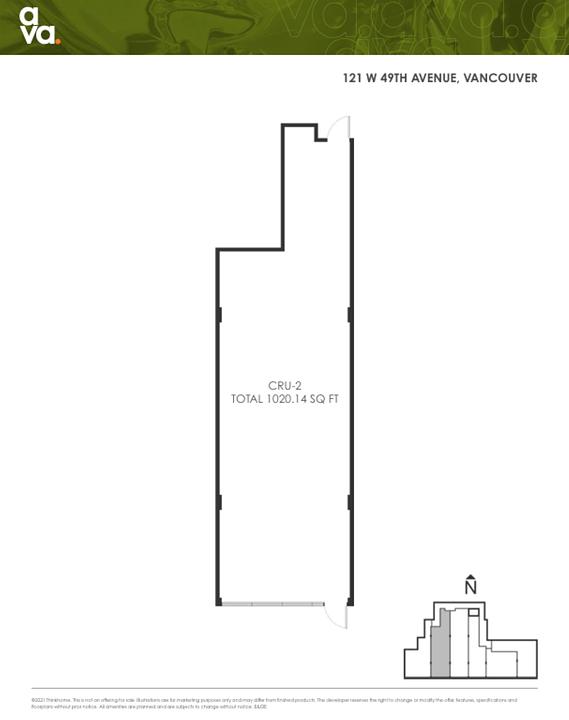 CRU-2 - 121 West 49th Avenue, Vancouver, BC
