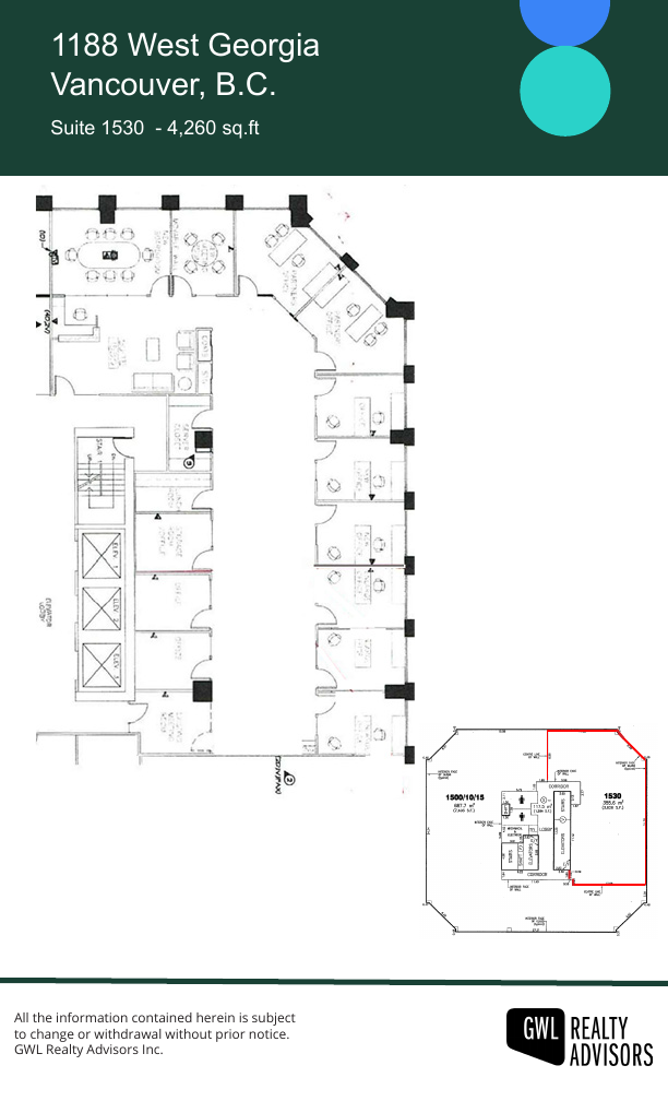 1530 - 1188 West Georgia Street, Vancouver, BC floorplan