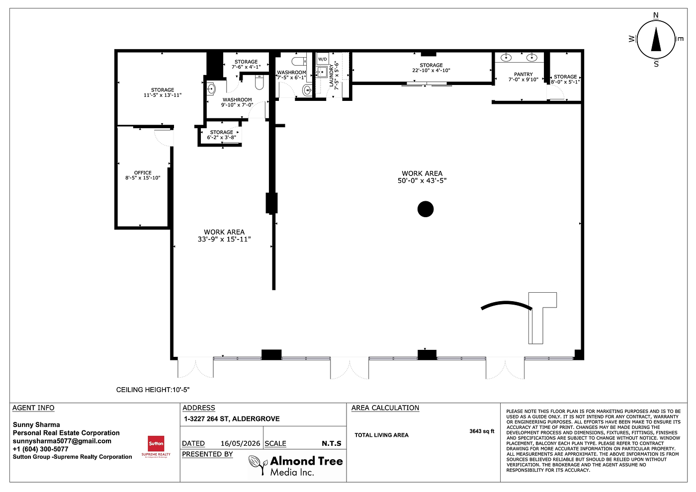 1 - 3227 264 St, Langley, BC floorplan