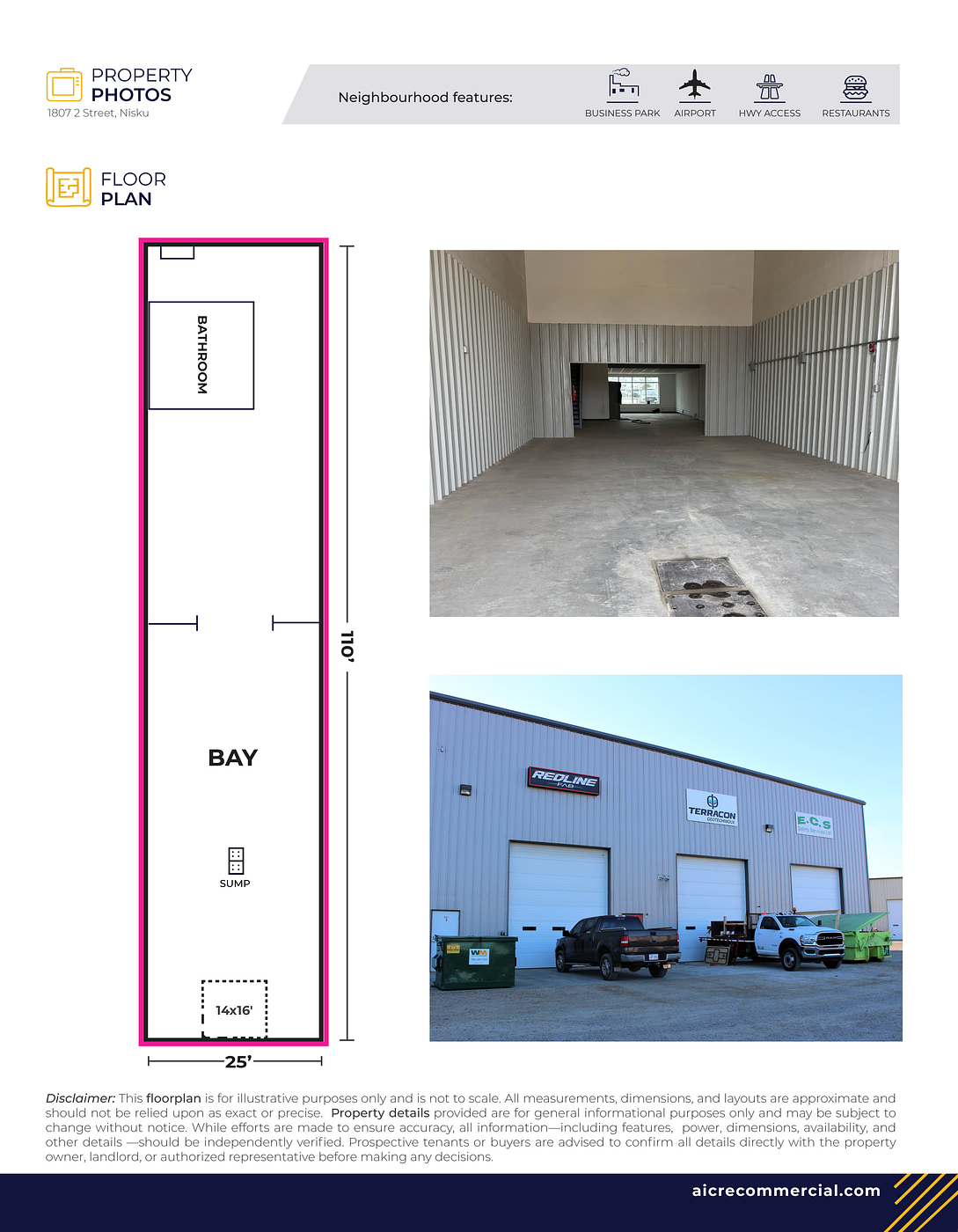 2 - 1807 2 Street, Nisku, AB floorplan