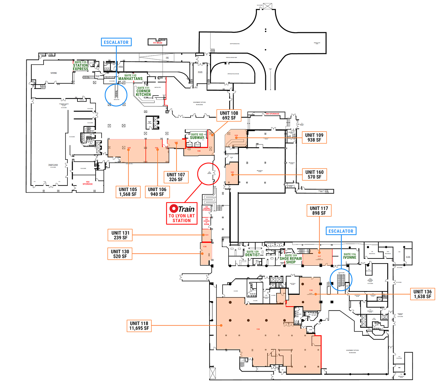 111B - 320 Queen Street, Ottawa, ON floorplan