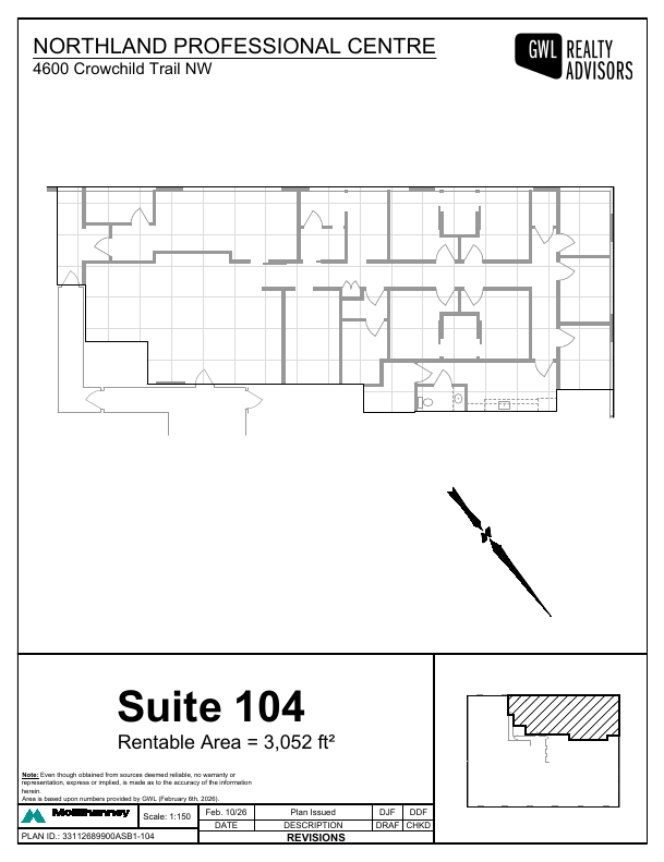 104 - 4600 Crowchild Trail Northwest, Calgary, AB floorplan