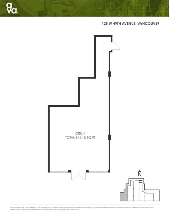 CRU-1 - 125 West 49th Avenue, Vancouver, BC