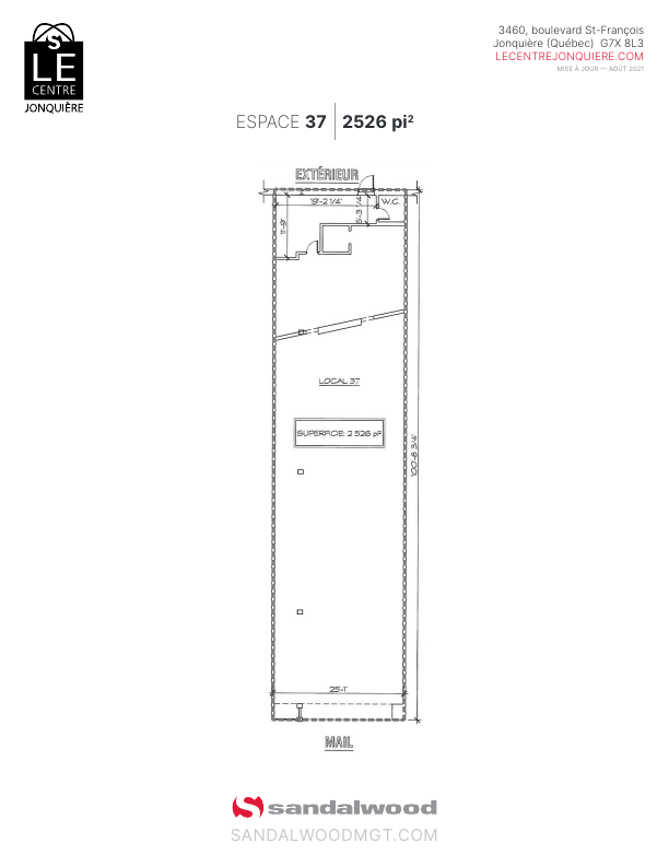 0037 - 3460 Boulevard Saint François, Saguenay, QC floorplan
