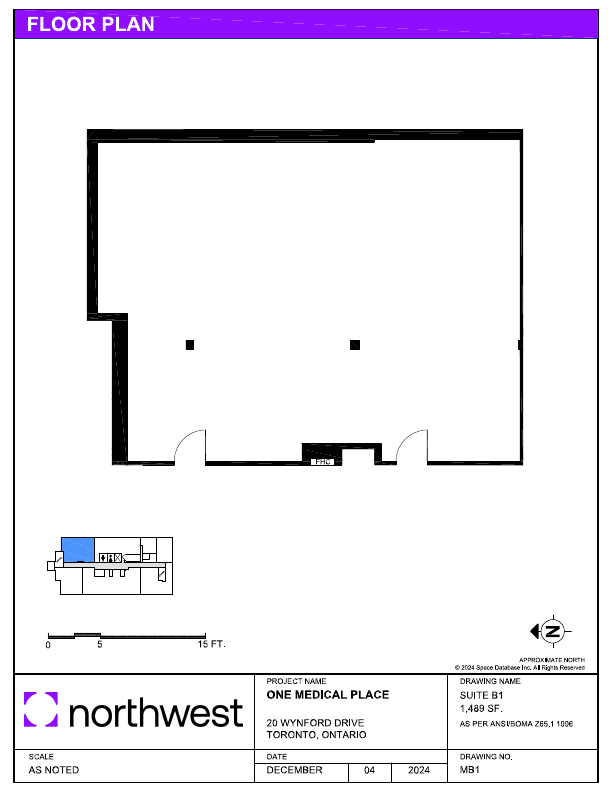 B1 - 20 Wynford Drive, Toronto, ON floorplan
