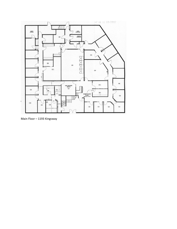 100 - 1193 Kingsway, Vancouver, BC floorplan