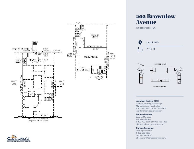 E-910 - 202 Brownlow Avenue, Dartmouth, NS floorplan