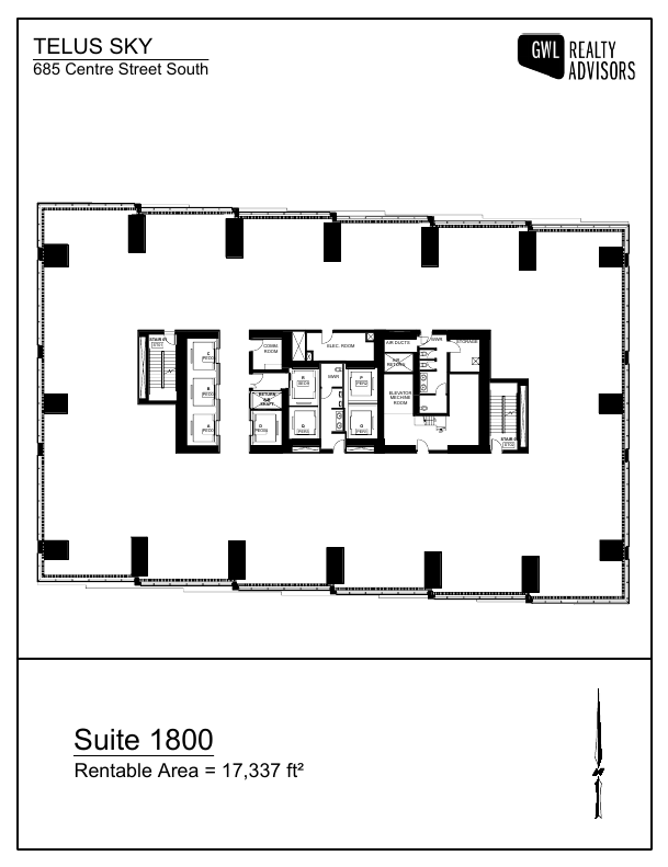1800 - 685 Centre Street South, Calgary, AB floorplan
