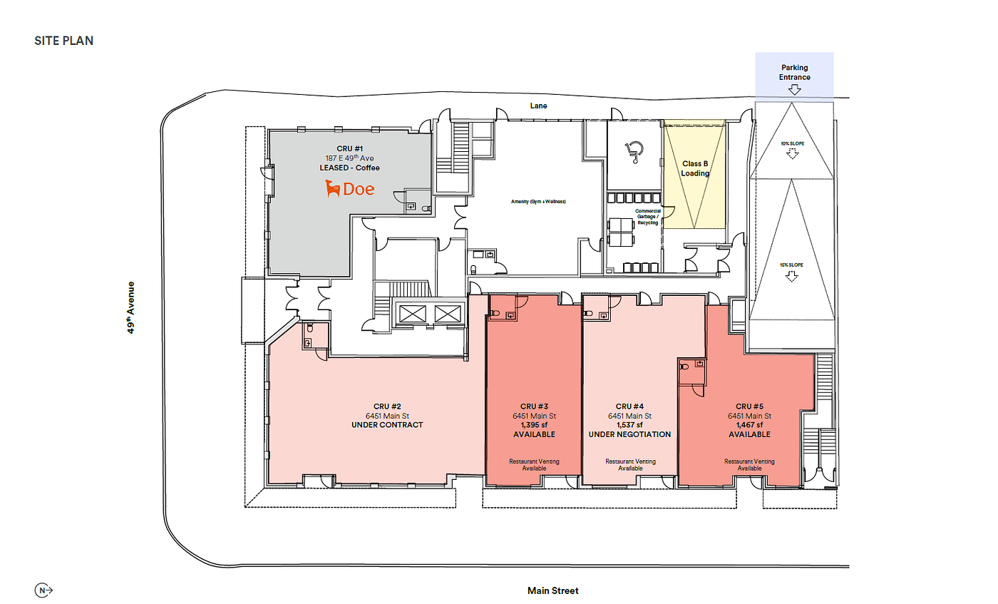 6495 Main Street, Vancouver, BC floorplan