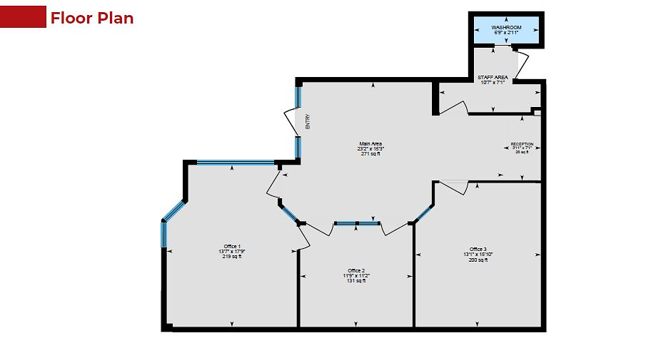 1 - 23520 Woodbine Ave, Georgina, ON floorplan