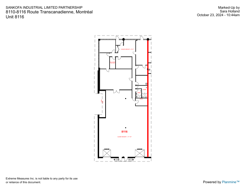 8116 - 8074 Route Transcanadienne, Montréal, QC floorplan