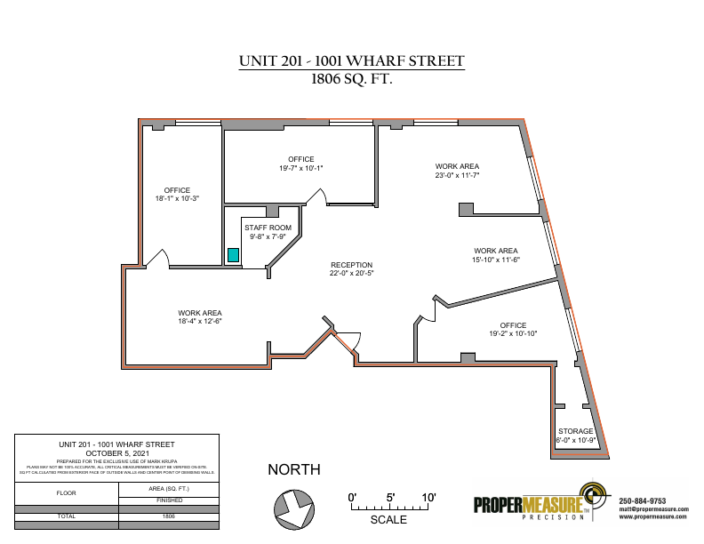 201 - 1001 Wharf St, Victoria, BC floorplan