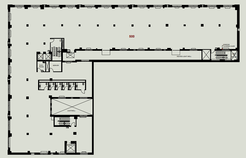 500 - 604 1 St SW, Calgary, AB floorplan