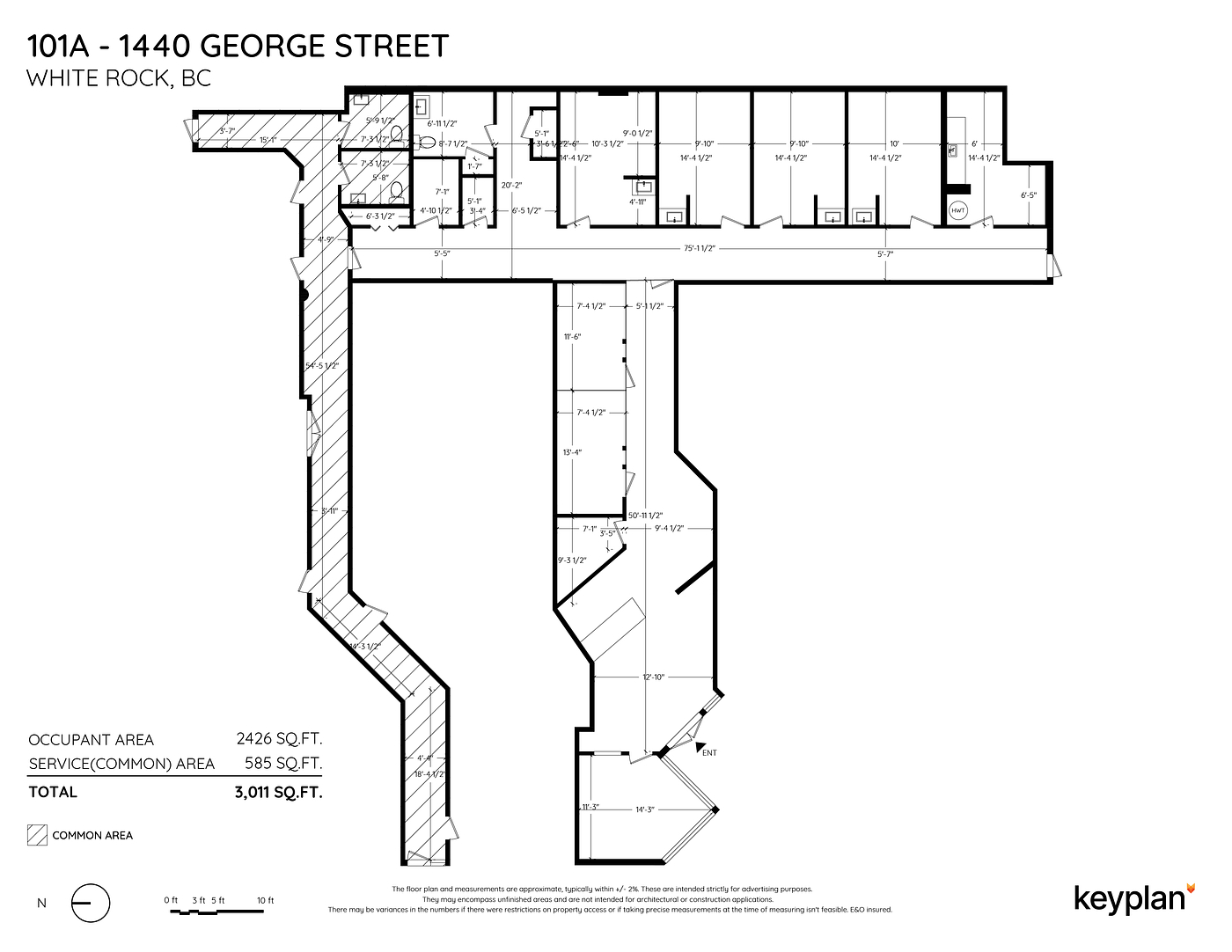 101A - 1440 George Street, White Rock, BC floorplan