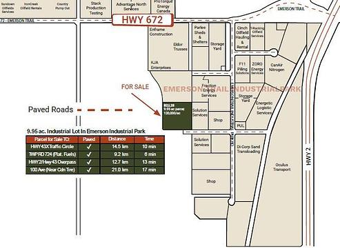 Emerson Trail Industrial Park Road, Grande Prairie County No. 1, AB